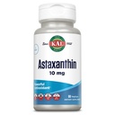 KAL Astaksantin 10mg, Močni antioksidanti Dopolnilo, Oko zdravje in Možganski dodatek, Iz naravnih virov rastlin, Non-GMO, Vegan, Gluten brezplačno, 30 Serving, 60 VegCaps