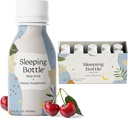 Pijača za spanje, melatonin, vegan, brez sladkorja, češnjeva aroma (3.4 Fl Oz, pakiranje po 10)