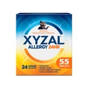 Xyzal 24 ur Alergija Relief Medicina, Original Predpisovanje Moč Antihistaminik, Levocetirizin Dihidroklorid tablete 5 mg, 55 Število