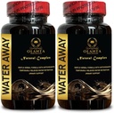 VODA AWAY - hitro delovanje Bloating Relief, tablete za zadrževanje vode, diuretične tablete za zadrževanje vode, diuretične tablete za vodo, tablete za zadrževanje vode - 2 steklenici