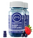 SugarBearPro Sleep Gummy 2 mesec dobava, dodatna moč melatonin 6mg, za moške in ženske, Vegan vitamin B6, L-teanin, 5 HTP, Valerian, Pomoč za spanje za odrasle in najstnike, Certified Kosher