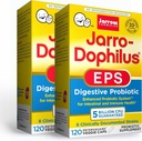 Jarrow Formulas Jarro-Dophilus EPS - 5 Milijardni organizmi na strežbo - 120 Enteric Coated Veggie Caps, Multi-Strain Probiotic - Intestinalno in imuno zdravje, 120 Število (Pack po 2)