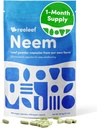 Pure Herbal Neem Leaf kapsule - 180 Count 330 mg - brez dodatkov - Vegan