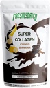 Sveže posušeni kolagen peptidi & ChocoBanana Powder – Podpira lase, kožo, nohte, kosti in sklepe – Tip I & III Grass-Fed Kolagen + Probiotiki – Čokoladna banana Cinamon Flavor – 10 Serving, 6 oz