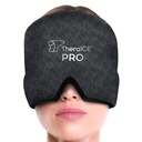 TheraICE Migraine Relief Cap PRO, Glavobol Relief Cap, Ledeni obraz maska, Hladno kompresijski pokrov glave za Tension Glavobol Relief, Stres & Mačkover, FocusZone tehnologija zagotavlja dodatno hlajenje in pritisk