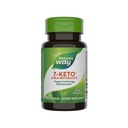 Naravna pot 7-KETO, DHEA Metabolit, dodatki za podporo presnovi*, 25 mg Potenca na postrežbo, 60 kapsul