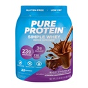 Čisti proteini Simple Whey Protein Powder, brez glutena, 23G beljakovine, bogata čokolada, 1,6 kg