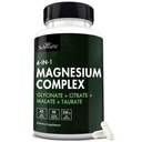 BioSchwartz Magnezij Complex Supplement (90 kapsul) 350mg Magnezijev Glicinat Citrat Malate in Taurat na služijo za zdrave živcev mišice podporo za spanje srca (Vegan, Gluten-free, Non-GMO)