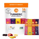 ZYN Electrolyte Drink Mix Hydration Packets, Electrolytes Powder, Hydration Packets w/turmeric Curcumin, vitamin C in D, cink, Hydrate Electrolyte Powder Packets za Wellness, Variety Pack 16