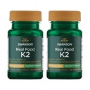 Swanson največja moč vitamin K2 (Menakinon-7)-Vitamin dodatek podporo kardiovaskularno in zdravje kosti-Made iz japonskega Natto za pomoč pri urejanju kalcij (30 Softgels, 200mcg vsak) (2 pakiranje)