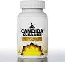 Candida Cleanse- Gut & Colon Support, Advanced Probiotic & Herbal Formula, naravna zeliščna formula (60 kapsul) A