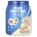 Čisti proteini v prahu, sirotka, visoke beljakovine, nizek sladkor, brez glutena, Vanilla Cream, 1,75 lbs