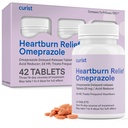kurist Omeprazol 20 mg tablete - 42 tablet z zapoznelim sproščanjem - zdravilo za refluks kisline za lajšanje zgage