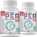 Liposomski palmitoiletanolamid 1000 mg + luteolin 100 mg, mikronizirana pea 99% visoko prečiščena - povečana absorpcija in biorazpoložljivost, 120 Softgels