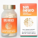 Sun Klorella Sun Neuro Nootropic Brain Supplement - Dnevna koncentracija spomina in fokus dodatek za ženske in moške - naravna Plasmalogen Boost iz morskih Ananas - 180 kapsul