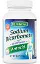 De La Cruz Pure Natrijev bikarbonat - USP Stopnja Bikarbonat Soda – 100% Pure Peking Soda – Aluminum Free Antacid Prašek za zgago in prebavne motnje - Pakirano v ZDA, 4 OZ.