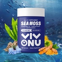 Sea Moss Black Seed Oil Ashwagandha Shilajit ingver-Sea Moss Kapsule z Burdock Kurkuma Vitamini C & D3 Elderberry Ginger ACV Manuka Dandelion-Immune System,Skin,Energetska podpora