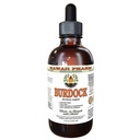 Burdock brez alkohola tekoči ekstrakt, organski burdock (Arctium Lappa) posušeni koren Glicerit Havaji Pharm naravni zeliščni dodatek 4 oz