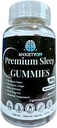 AnksioznostOff Premium Sleep Gumies, borovničev okus, Vegan, Sugar-free, 60 Gumies