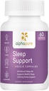 Dodatek za spanje z melatoninom, Ashwagandho, L-Theanine & Herbs - 60 kapsul