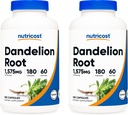 Nutricost Dandelion Root 525mg, 180 Kapsule (2 steklenici) - 1575mg Serviranje, ne-GMO, Gluten prost
