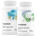 THORNE - Antioksidant Nerve Support Duo - Alfa-lipojska kislina & Acetil-L-karnitin Bundle - 60 Servingov