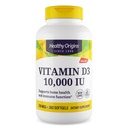 Zdravi izvori Vitamin D3 10.000 i.e. (ne-GMO, visoka jakost, podpora kostem, Imunska podpora, brez glutena), 360 softgels