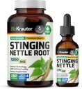 BIO KRAUTER Sting Nettle 250 Kapsule & Stinging Nettle Tinkture 2 Fl. Oz.