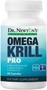Dr. Newtonovo naravno OmegaKrill Pro EPA & DHA, Omega 3, Pristin Krill olje – možgani, sklepi, oči - 60 Mehkužci