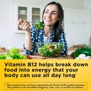 Nature Made Energy B12 1000 mcg, Dietary Supplement for Energy Metabolism Support, 150 Gummies, 75 Day Supply (Pack of 2)