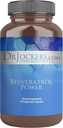 Resveratrol moč dr Jockers, z imuno podporo, anti-aging, pomembno za zdravje kože, Trans Resveratrol, 200 mg, 60 dnevna dobava