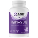 AOR, hidroksi B12, podpira kardiovaskularno zdravje, živčno funkcijo in razstrupljanje, prehransko dopolnilo, Vegan, 60 odmerkov (60 lozenges)
