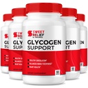 NutraRize (paket 5 Sweet Relief Glycogen Support - Glycogen Kapsule, čistilec krvnih žil, Napredna formula za splošno Wellness, Mnenja (300 kapsul)