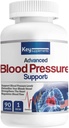 Key Supplements Podpora krvnemu tlaku 90 Kapsule vsebujejo Niacin Vitamin C B6 B12 Česnova čebula Hibiscus Olive Leaf itd