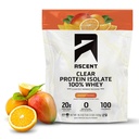Vzpon 100% čistih sirotkinih beljakovin v prahu - postworkout, nič umetnih arom in sladil, gluten brez, 5,5g BCAA, 2,1g levcin, esencialne aminokisline, oranžni mango, 20 servingov