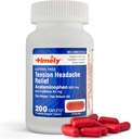 Pravočasno - 200 Kapleti - Napet glavobol in bolečina Reliever z Acetamofen 500 mg in Caffeine 65 mg Dodatna moč za glavo, vratu, ramen in bolečine telesa Reliever, Aspirin brezplačno - Made in USA
