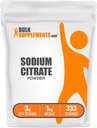 BulkSupplements.com Natrijev citrat v prahu - natrijev citrat stopnja hrane, Emulgator, Flavor Izboljšava - Gluten Free, 3g na Serving, 1kg (2,2 lbs) (Pack of 1)