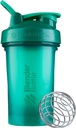 BlenderBottle Classic V2 Shaker steklenica kot nalašč za beljakovinske Shake in pred vadbo, 20-ounce, Emerald Green