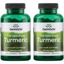 Swanson Premium Blagovna znamka Kurkumin Antioksidant Skupno zdravje Kardiovaskularna jetra Detox Mood in spomin podpora dodatek Curcuma Longa (Rhizome) 1,44 Grams (1440 mg) 100 kapsul (Pack po 2)