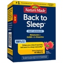 Narava, ki se je vrnila v spanje, melatonin hitro dissolven, vam pomaga, da pade nazaj spat naravno, L-Theanine in GABA za pomoč Sprostite in pomirite svoj um, 40 tablet