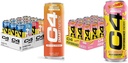 C4 Energija in pametne energijske pijače Variety Pack, Sugar Free Predworkout Performance Drink & C4 Energy Drink, STARBURST Jagoda, Carboned Sugar Free Predworkout Performance Drink