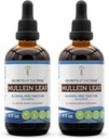 Skrivnosti Tribe Mullein Leaf Alkohol-free Liquid Extract, Mullein (Verbascum tapsus) Tinkture dodatek (2x4 FL OZ)