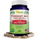 aSquared Nutrition Tongkat Ali 1500mg - 120 kapsul - Longjack (Eurycoma Longifolia) Extract dodatek & Long Jack Root Powder tablete - Tongkat Ali za moške in ženske