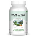 Maxi-Health Vitamin D3 1000 i.e. - za zdravo delovanje mišic, zdravje kosti in imunske podpore – 360 tablet – Najboljši Košir dodatek za odrasle