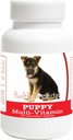 Zdrave pasme Nemški ovčar Puppy Dog Multivitaminske tablete 60 Število