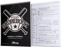 Murray Sporting Goods Baseball & Softball Scorebook - 35 Games Score Book - Score vodenje knjige za statistiko - Odrasli, mladi, Mala liga baseball softball Scorebook za gledalce