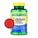 Spomladanska dolina Kalcij 600 mg, 100 tablet 