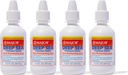 MAJOR Deep Sea Premium Saline - Nazalni vlažilni razpršilec za suhost in razdražljivost - natrijev klorid 0,65% - 1,5 Fl. Oz (4 paket)