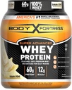 Body Fortress Super Advanced Whey Protein v prahu, Banana Creme arome, brez glutena, 2 Lb