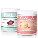 Kiala Nutrition Super Greens, Organic Greens Powder, Spirulina & Klorella Superfood Powder, Sladkor & Gluten Prost Vegan, Spectra Mešanica, Mešanica Berry & Miami Vice, 2 paketa